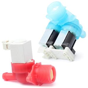 Dusledel W11688994 & W11688995 Washer Cold and Hot Water Inlet Valve Set 1/2 in Threaded NPT Replacement for Whirlp Washing Machine Parts Replace W11486360 W11486361