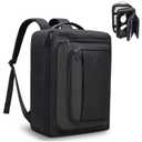 GDNasist Game Console Backpack for PS5, Protective Carrying Case Compatible with Playstation5 Console, Base, 15.6Laptop, Headset, PS5 Controller, More Game Discs, and Gaming Accessories