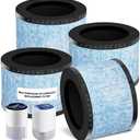 MK01 DH-JH12 Upgrade Replacement Filter For Aroeve MK01 MK06 Air Purifier | 4Pack MJ012H Filter Replacement Fits MK-06, Tolife TZ-K1, POMORON MJ001H, MJ012H, FreAire KN6391,Kloudi DH-JH01