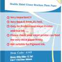 Uinkit 100 Sheets 8.5x11 Letter Size Thick Heavyweight Photo Paper Double Sided Glossy Cardstock 80LB 300Gsm 15.7Mil Brochure, Only for professional Inkjet Printer and Dye Ink