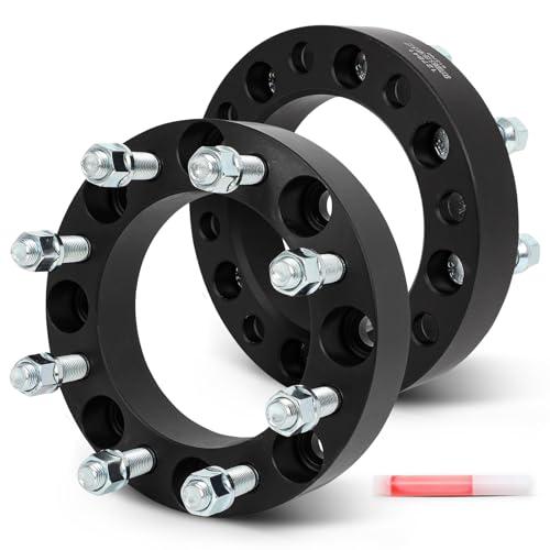 SCITOO 2Pcs Wheel Adapters 1.5 inch 8x170 to 8x6.5 Bore 130mm Studs 14x1.5 8 Lug Wheel Spacers Adapters Fit for for Ford Excursion for F-250 for F-250 Super Duty for F-350 for F-350 Super Duty