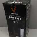 Coffee Carafe for Keeping Hot - 102oz/3L Airpot Coffee Dispenser with Pump - Insulated Stainless Steel Hot Beverage Dispenser for Parties - Thermal Carafe for Hot Drinks Water Tea Chocolate