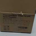 VIVOSUN 4" Inline Exhaust Fan & Speed Controller, Low Noise Workshop 130 CFM Duct Fan for HVAC Ventilation, Vent Booster Fan in Grow Tents, Basements, Bathrooms, Kitchens, Attics and 3D Printer