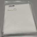 1.6mm Marine Vinyl Fabric 26" Wide Heavy Duty Waterproof Synthetic Leather Sheets Anti-UV,Non-Peeling for Boat Auto Home Upholstery Crafts DIY Sewings Sofa Handbag, White 26"×24"