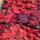 2pcs 19inch Red Free Standing Flowers Ball Bouquet Artificial Rose Arrangements Balls for Wedding Centerpieces Tables Chair Aisle Runner Flowers Decorations