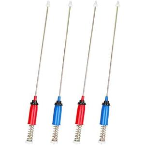 WH16X10158 WH16X10159 Washer Suspension Rod Set (4Pcs), Replace PS3654190 PS3654191 2754602 AP5632455, Fit for GE and Hotpoint Washer GTWN4250D0WS GTWN4250D1WS HSWP1000M4WW GCWP1800D1WW