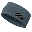 Winter Headbands for Men Women, Reflective Fleece Ear Warmers, Non-Slip Sports Headbands for Running, Cycling, and Daily Wear, Gray