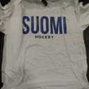 Finland Suomi Hockey Distressed Vintage Retro T Shirt T-Shirt, L