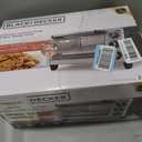 BLACK+DECKER TO1313SBD Toaster Oven, 15.47 Inch, Silver
