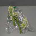Floroom Ranunculus Artificial Flowers 18 Pcs Green Faux Silk Mini Ranunculus Bulk Fake Wedding Filler Flowers for DIY Bouquets, Centerpieces, Bridal Shower Decorations & Arrangements