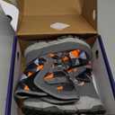 REDVOLUTION Girls Boys Unisex Snow Boots Slip-Resistant Waterpoof Winter Fashion Shoe (1 Big Kid) (278 Silver Orange)