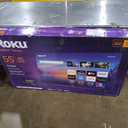Roku Smart TV – 55-Inch Select Series, 4K HDR TV – Roku TV with Enhanced Voice Remote – Flat Screen LED Television with Wi-Fi for Streaming Live Local News, Sports, Family Entertainment