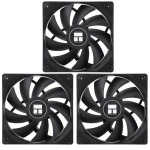 Thermalright TL-C12C X3 CPU Fan, 120mm 4pin PWM Silent Computer Case Cooler Fan, with S-FDB Bearing Included, up to 1550RPM PC Cooling, 3 Quantities