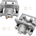 DRIVESTAR 19B2588 19B2589 Rear Brake Calipers, fit 2003-2011 for Honda Element, 2001-2003 for Acura CL/ 1999-2008 for TL, New Pair Left & Right