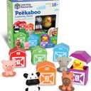 Learning Resources Peekaboo Learning Farm - 8 Pieces, Ages 18+ Months Toddler Learning Toys, Counting and Sorting Toys, Farm Animals Toys,Stocking Stuffers