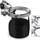 LEXIN C4 Extra Large Motorcycle Cup Holder for Harley Davidson, Max 32oz Drink Holder with 360 Ball Swivel, Aluminum Clamp for 7/8"-1 1/4" Handlebar/Bumper/Pole Mount, Apply for ATV, UTV, Boat, More
