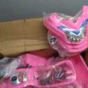 Lil' Rider Electric Motorcycle for Kids  3-Wheel Battery Powered Motorbike for Kids Ages 3-6  Fun Decals- Reverse- and Headlights (Pink), Large