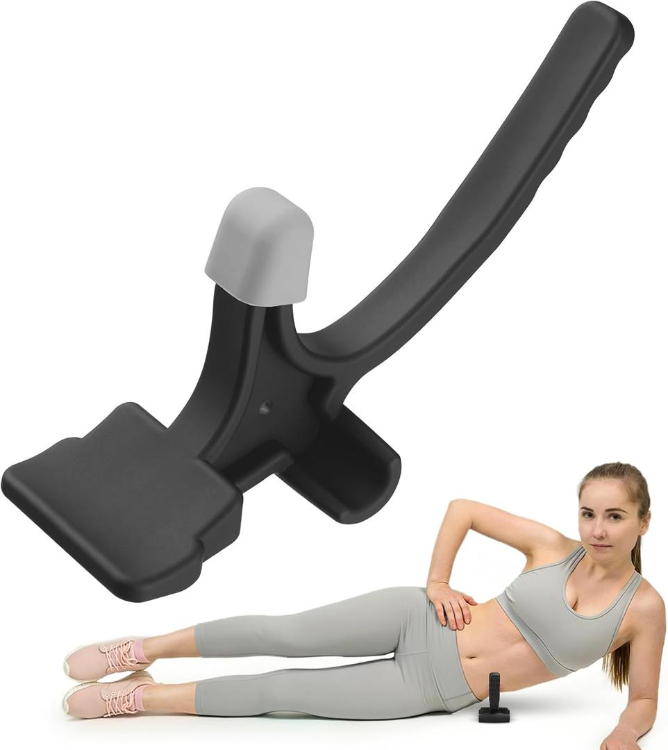 Hip Muscle Release Hook: Psoas Massage Tool - Myofascial Trigger Point Relief Device for Piriformis & Iliacus (Black)