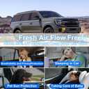 Front Side Half Window Shade Foldable Custom Fit for Ford Expedition SUV 2020-2025 Car Window Shades for Side Window Sun Shade UV Protection Heat Insulation for Camping Sleeping 6PCS