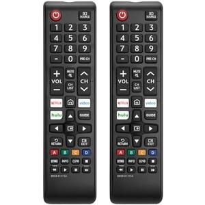 New Universal Remote for All Samsung TV Remote, Replacement Compatible for All Samsung Smart TV, LED, LCD, HDTV, 3D, Series TV, Pack of 2
