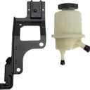 Power Steering Fluid Reservoir Tank Replace 491807S000 3R-006 for Infiniti QX56 2004-2012 for Nissan Armada Pathfinder Titan V8 5.6L 2004-2015 with Bracket