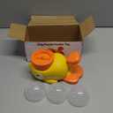 Cat & Small Dog Interactive Treat Dispenser Toy, 2-in-1 Duck Shaped Slow Feeder, Mentally Stimulating Puzzle Toy, Reduces Bloating Anti-Gulping for Indoor Pets