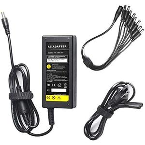 Fancy Buying Security Camera Power Adapter 12V 5A 100V-240V AC to DC 8-Way Power Splitter Cable FCC Certified LED Power Transformers-Fits Analog/AHD DVR/Camera, RGB LED Strip Lights