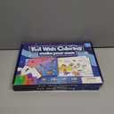 2 x Foil Art & Coloring Page, 2 in 1 Art and Craft Activity for Kids,Fun Crafts Kits & Supplies,Creative Travel Toys,Gifts for Boys & Girls Ages 4, 5, 6, 7, 8, 9 Years Old (Blue)