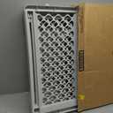 MYPET Universal Pet Gate: 26 - 42 Wide Dog Gate for Doorways with Pressure Fit or Swinging Door Hardware Mounting Types Included: 26" Tall; Gray