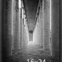 DOAI ART 16x24 Poster Frame Black, Poster Frames 16 x 24 inches or 16x24 Picture Frames with HD Plexiglass for Horizontal or Vertical Wall Mounting, Scratch-proof Safe and Artistic Large Photo Frame