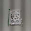 Pooplunch False Eyelashes Cat Eye Lashes Natural Clusters Short 8D Volume Wispy Faux Mink Lashes Fake Eyelash Strips 7 Pairs Pack