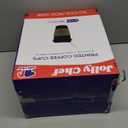 JOLLY CHEF 100 Pack 12 oz Coffee Cups with Lids, Sleeves and Stirrers, Disposable Black Hot Paper Coffee Cups for all Kinds of Beverages