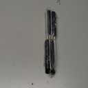 Stainless Steel Steak Knives with Plastic Handle, Table Knife, Serrated Steak Knife (Black,4 Pieces)