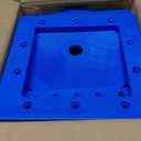 Above Ground Pool Skimmer, Heavy Duty Through-Wall Mount Pool Skimmer Kit with Accessories, Universal Fit for Standard Wall Openings, Klein Blue in-Wall Surface Skimmer Includes Leak-Free Teflon Tape
