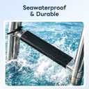 Boat Ladder,Stainless Steel Telescoping Folding Heavy Duty Pontoon Swim Boarding Ladder for Outboards,Yacht,Marine Fishing Boat