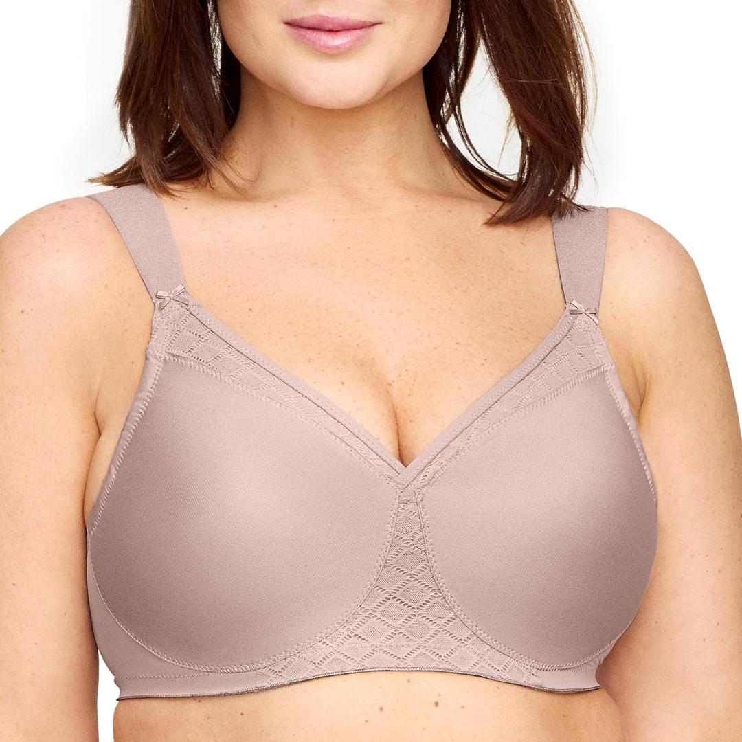 Glamorise womens Magiclift Seamless T-shirt Bra Wirefree #1080 46F