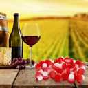 Qinyoung 72 Pcs Slow Wine Pourer Spout for Corked Bottles Pour and Seal Plastic Wine Pourers with Lid for Storing Precise Pouring (Red)