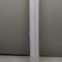 DEZ FURNISHINGS Cordless 1" Light Filtering Pleated Shade, Fabric, 30"W x 64"H, White