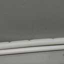3 FT Heavy Duty Metal Stairs Railing Indoor White, Wall Mount Pipe Stair Handrail - Hand Rails for Indoor & Outdoor Steps, Banister Deck Porch Patio Railing, Wall Grab Bars for Seniors