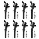 Set of 8 Ignition Coil DG508 & SP479 Spark Plug for Ford F150 F250 F350 E150 E250 E350 Expedition Mustang Lincoln Mercury Explorer 4.6L 5.4L,Replaces#DG491 FD503 DG457 DG472 1L2U12029AA C1454 C1417