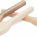 3 Pieces Blank Wood Carving Spoons for Whittling, Basswood, Cherry Wood, Walnut Wood, 10.3 Inches