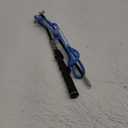 Interactive Flirt Pole Toy for Dogs Chase and Tug of War,Durable Teaser Wand with Pet Fleece Rope Tether Lure Toy to Outdoor Exercise & Training for Small Medium Large Dogs (Blue/Red, POLE-35 inches)