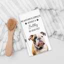 Bulldog Dog Kitchen Towels, Bulldog Gifts for Women Dish Towel for Kitchen, Dog Lovers Mom Gifts Tea Towels, Puppy Pet Lover Gift Hand Towel, 16x24 Inch Set of 2