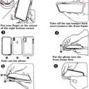 Black Retro Vintage USA American Flag Patriotic Design Compatible with iPhone XR Case for Boys Luxury Shockproof Rugged Cover Dual Layer Soft TPU + Hard PC Bumper Full-Body Protective Case