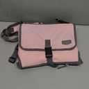 Portable Diaper Changing Pad with Shoulder Strap, Detachable Travel Changing Pad with Baby Wipes Pocket, Gifts for Baby Shower, Newborn Girls and Boys (Pink)