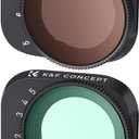 K&F Concept Mini 3/ Mini 3 Pro Variable ND Lens Filters Kit ND2-32+ND32-512(2 Pcs), Variable ND Filters 1-5 Stops + 5-9 Stops Compatible with DJI Mini 3/ Mini 3 Pro