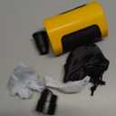 Portable Air Pump for Inflatables, 4000mAh Ultra Fast Air Mattress Pump with Advanced Heat Dissipation, 3 Nozzles Electric Air Pump Inflate Deflate for Sleeping Pads, Pool Floats (Yellow)