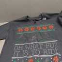 Oh What Fun It Is To Ride cycling Ugly Christmas Sweaters Sweatshirt M