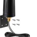 9dBi WiFi 6 6E Tri-Band 2.4GHz + 5 GHz + 6GHz Wall Mount Antenna for WiFi 6 6E Router Hotspot PC Desktop Computer PCI-E Network Card Reolink Security Camera Signal Booster