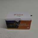 Biling Solar Ground Lights, (12 LEDs /8 Pack) Outdoor Waterproof Solar Garden Lights for Pathway Outdoor in-Ground Lawn Yard Deck Patio Walkway - Warm White (8 pack, Yellow)